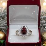 серебряное кольцо с полудрагоценными камнями 59090694